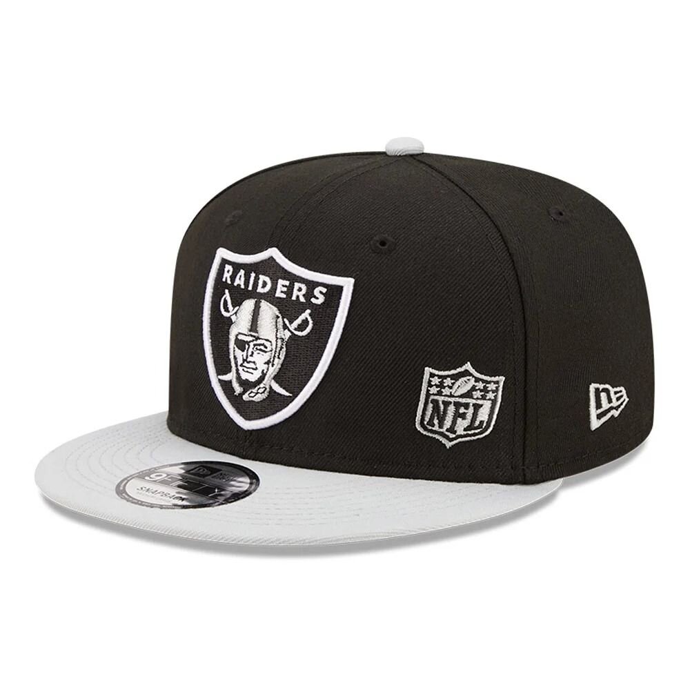 Kšiltovka New Era 9FIFTY NFL Black & White Las Vegas Raiders