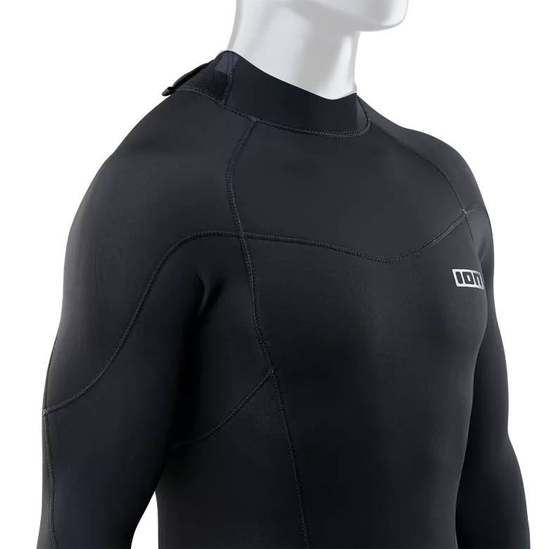 neopren ION Element 4/3 Overknee LS Back Zip men BLACK