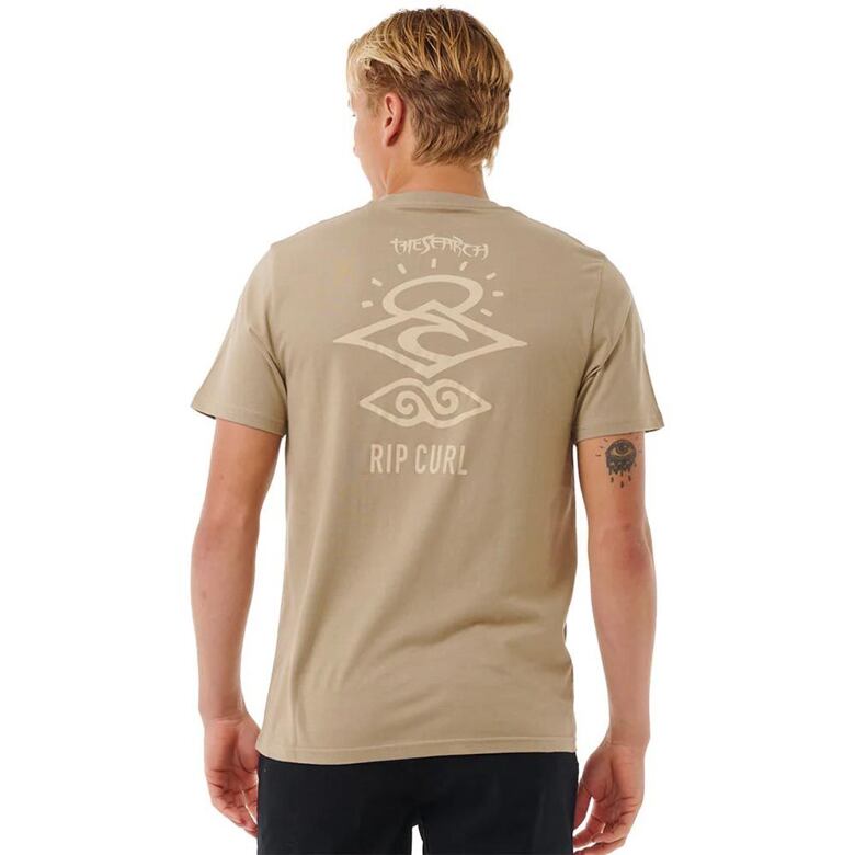 triko RIP CURL Search Icon Tee SAND DUNE