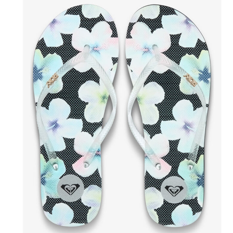 žabky ROXY Mauricia BLACK MULTI 1