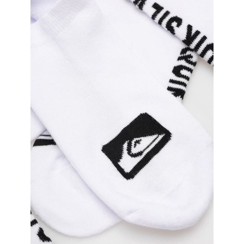 ponožky QUIKSILVER Ankle 5 pack White