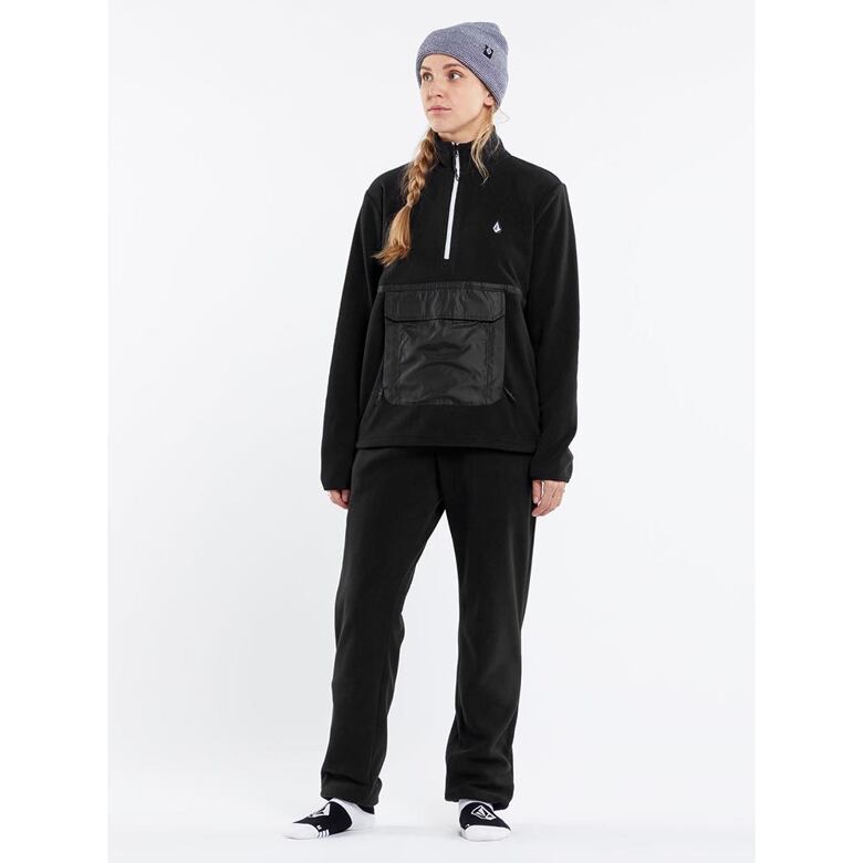 mikina VOLCOM Polar Fleece 1/2 Zip BLACK