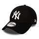 kšiltovka NEW ERA 3930 MLB League Basic NEYYAN BLACK/WHITE