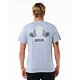 triko RIP CURL Down The Line Tee SPRAY BLUE