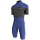 PROLIMIT Fusion Shorty V-Zip 2/2 FL Neoprenanzug Blau/Grau