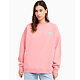 mikina ROXY Lineup Oversized Crew PLUMERIA