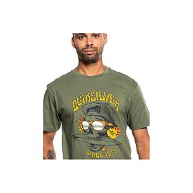 triko QUIKSILVER QS Skull 69 DARK GREY