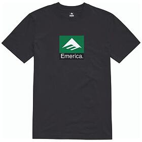 triko EMERICA Classic Combo Tee BLACK