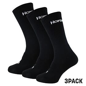 ponožky HORSEFEATHERS Delete Premium 3Pack BLACK