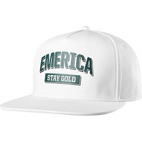 kšiltovka EMERICA Team Stay Gold Snapback White