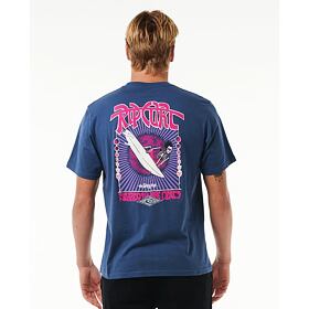 triko RIP CURL Shred Til Dead Tee WASHED NAVY