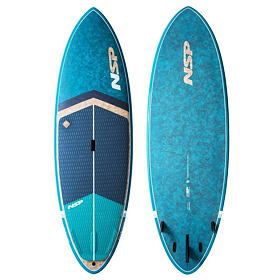 paddleboard NSP DC Surf Wide 8'7''x32''x4 5/8' Coco/Blue