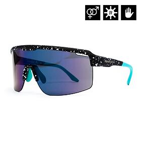 brýle HORSEFEATHERS Scorpio BLACK SPLASH/MIRROR GREEN