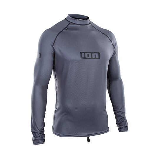 lycra top ION Promo Rashguard Men LS Steel Blue