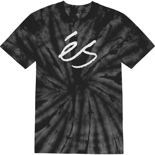 triko ÉS Script Tye Dye Tee BLACK