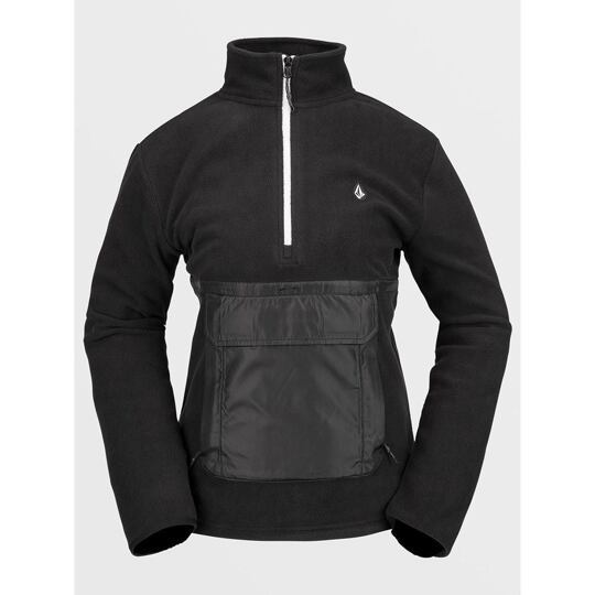 mikina VOLCOM Polar Fleece 1/2 Zip BLACK