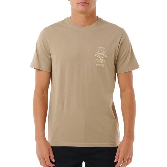 triko RIP CURL Search Icon Tee SAND DUNE