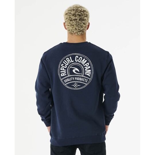 mikina RIP CURL Stapler Crew NAVY