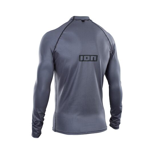 lycra top ION Promo Rashguard Men LS Steel Blue