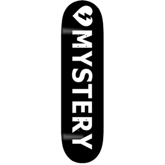 deska MYSTERY Logo 7.75'' BLACK WHITE