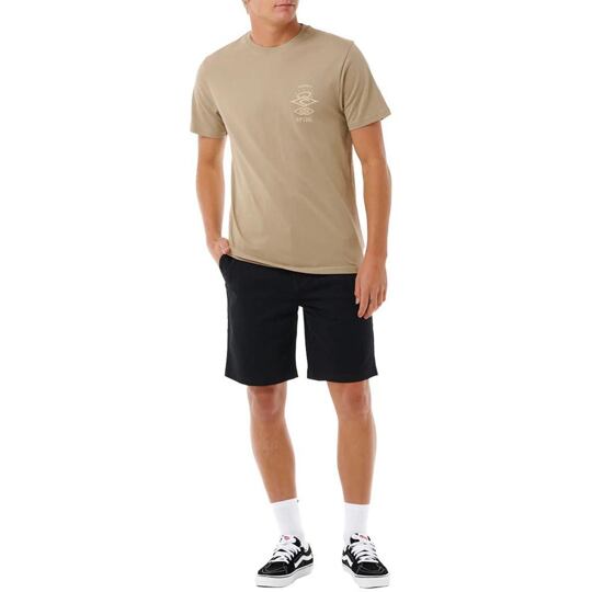 triko RIP CURL Search Icon Tee SAND DUNE