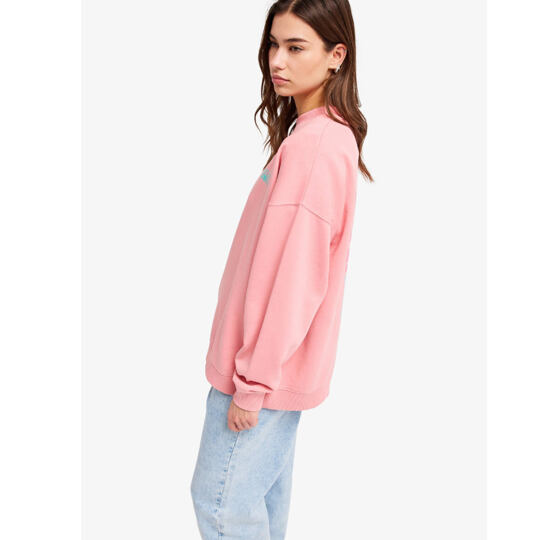 mikina ROXY Lineup Oversized Crew PLUMERIA