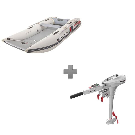 člun AQUA MARINA Aircat 3,35m s elektrickým motorem WOLONG Flowstar