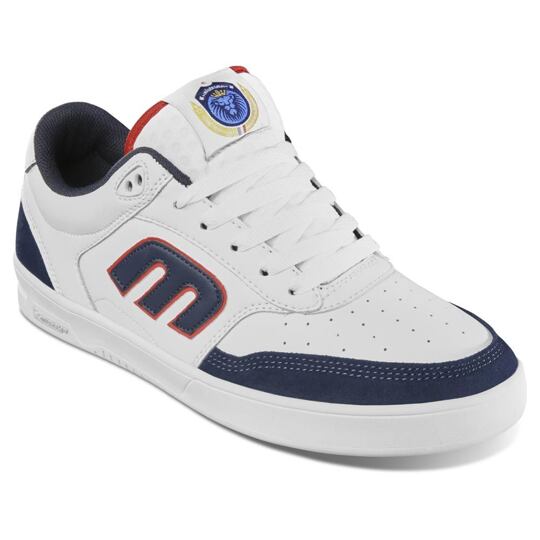 boty ETNIES The Aurelien Michelin WHITE/NAVY/RED