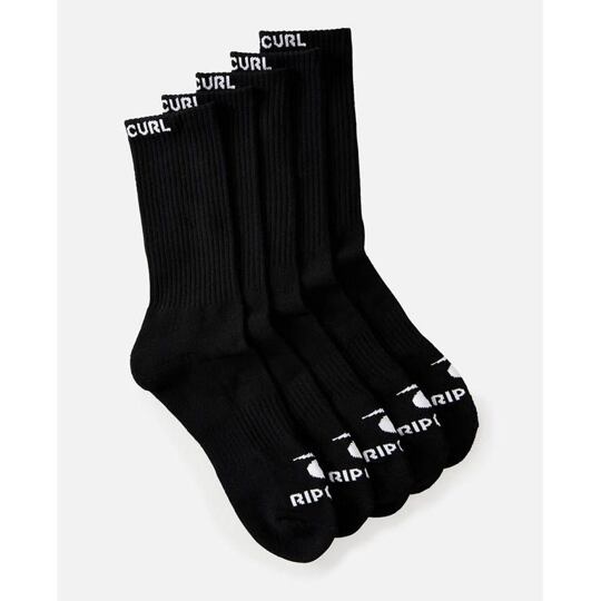 ponožky RIP CURL Brand Crew Sock 5-Pk BLACK