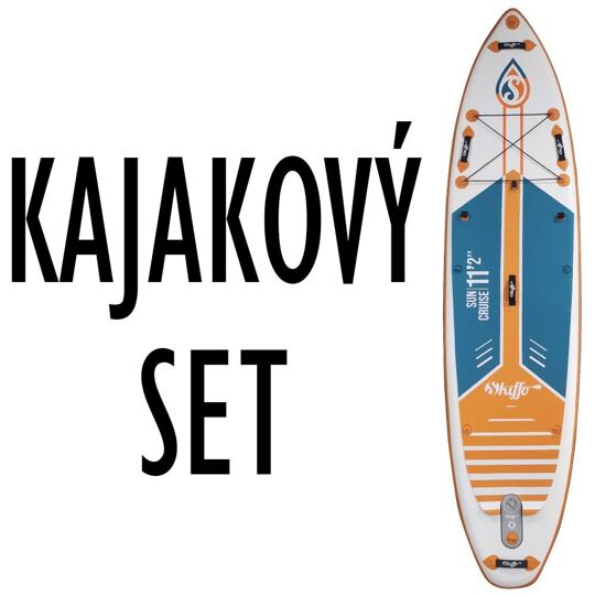 paddleboard SKIFFO Sun Cruise 11'2'' combo kajak set