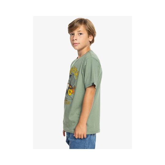 triko QUIKSILVER QS Skull 69 DARK GREEN