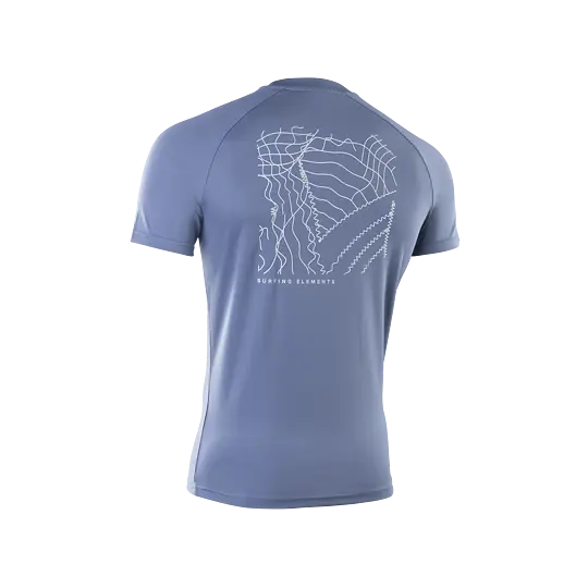 Top de licra ION SS para hombre azul pizarra