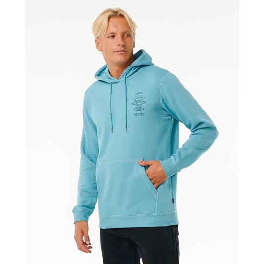 mikina RIP CURL Search Icon Hood DUSTY BLUE