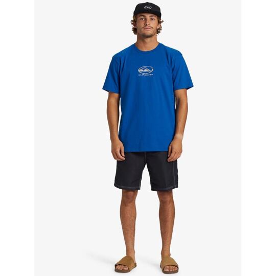 triko QUIKSILVER Chrome Logo SS MONACO BLUE