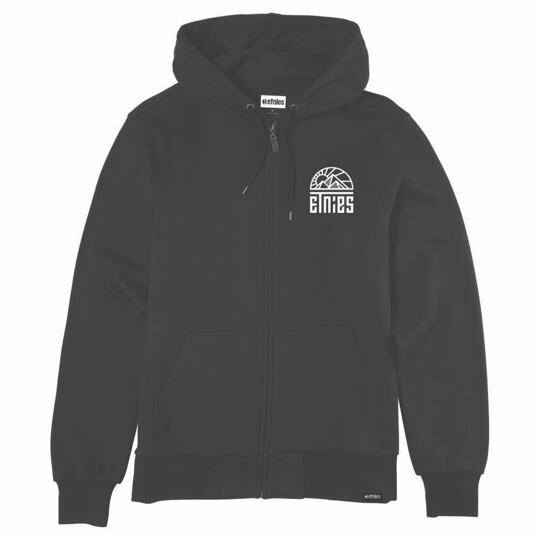 mikina ETNIES Mtn Zip Hoodie BLACK