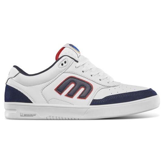 boty ETNIES The Aurelien Michelin WHITE/NAVY/RED