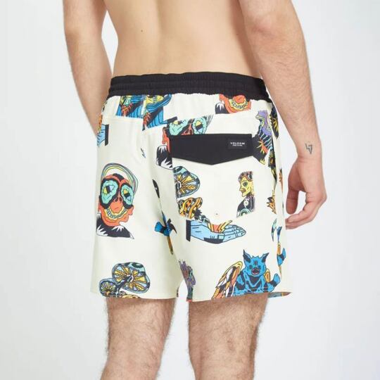 Traje de baño VOLCOM Fa Bob Mollema Boardshorts 16'' beige claro