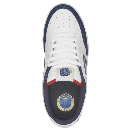 boty ETNIES The Aurelien Michelin WHITE/NAVY/RED