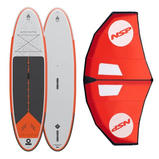 WingSup set Shark Windsurf 10'6" + NSP Airwing red