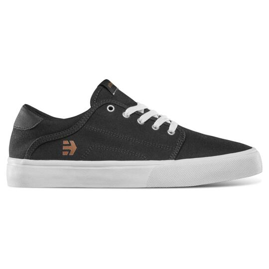 boty ETNIES Barge Slim BLACK/WHITE/SILVER