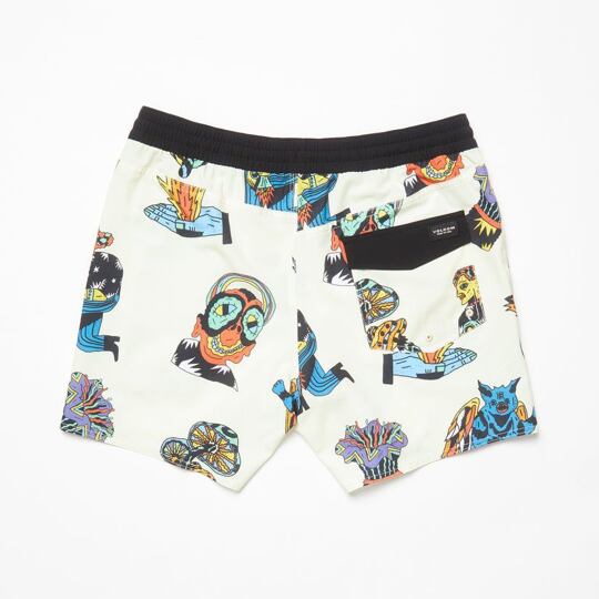 Traje de baño VOLCOM Fa Bob Mollema Boardshorts 16'' beige claro