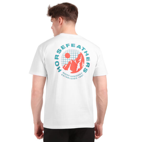 triko HORSEFEATHERS Altitude White