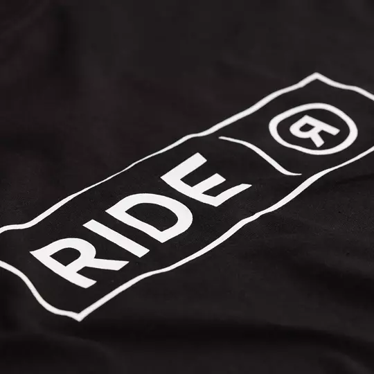 triko RIDE Logo S/S BLACK