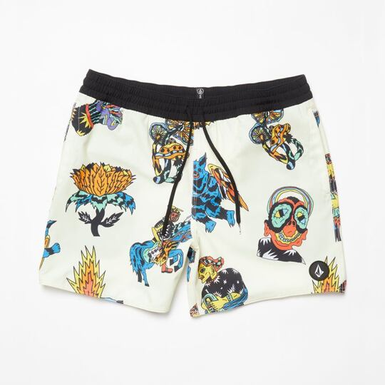 Traje de baño VOLCOM Fa Bob Mollema Boardshorts 16'' beige claro