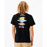 triko RIP CURL Search Icon BLACK