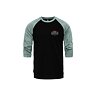 triko HORSEFEATHERS Hexagon II Raglan BLACK