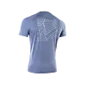 Top de licra ION SS para hombre azul pizarra