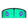 Kite DUOTONE Evo SLS 11 grün/lila