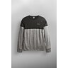 triko PICTURE Eaton L/S Merino GREY MELANGE-BLACK