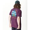 triko PICTURE Koleoh S/S PURPLE WINE WASHED